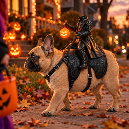 🎃 Déguisement Cavalier sans tête pour chien et chat